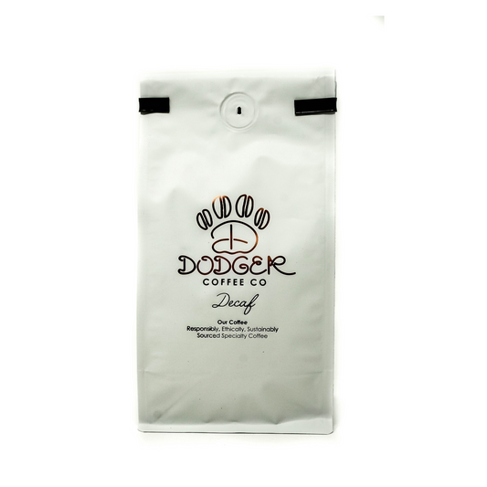Dodger decaf coffee beans