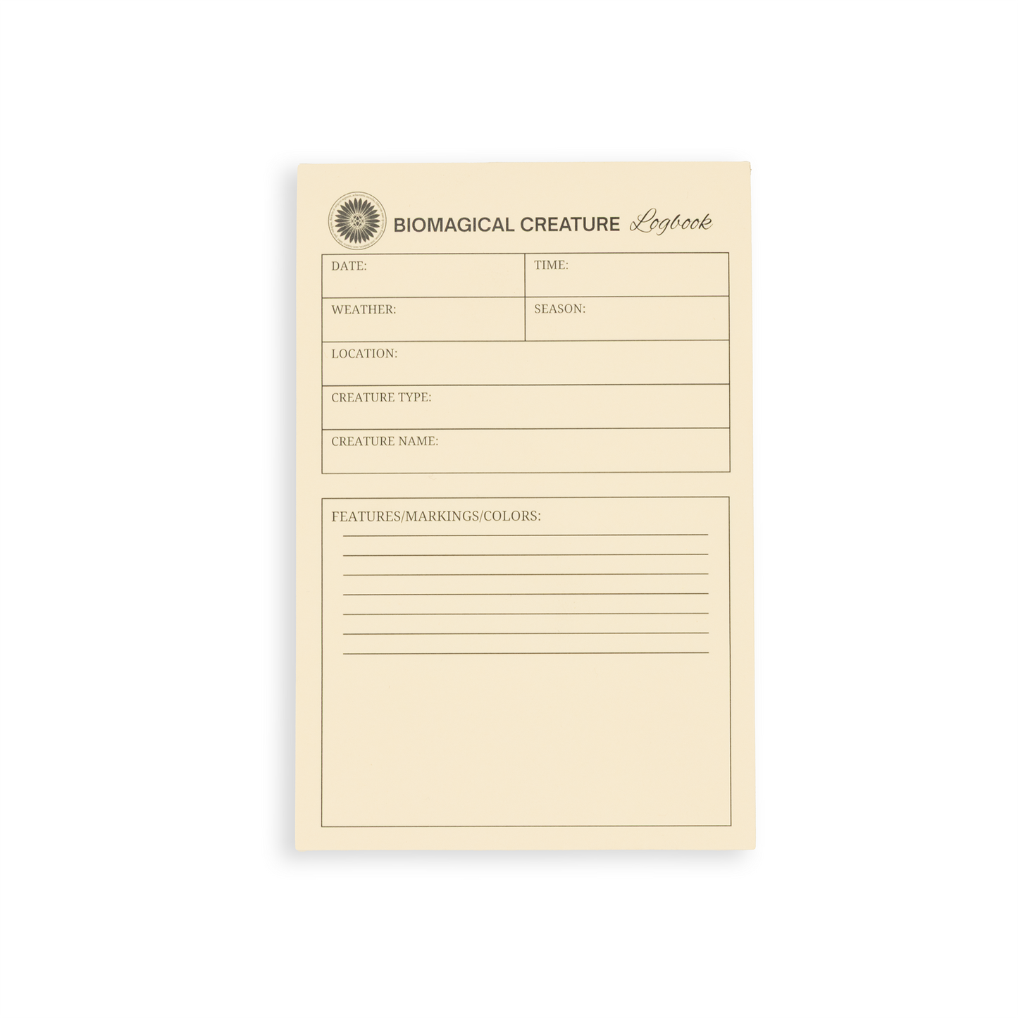 Gardener's Society Notepad
